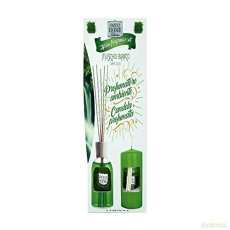 Sweet Home Collection Gift set White Musk diffuser + candle