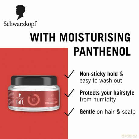 Taft Styling gel V12 250 ml