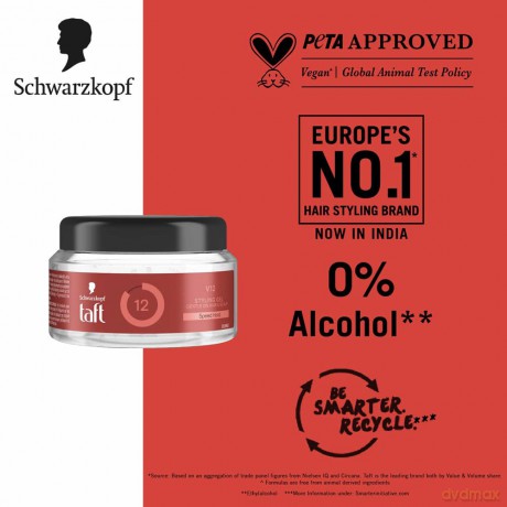 Taft Styling gel V12 250 ml