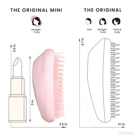 Tangle Teezer Original Mini Millenial Pink hair brush