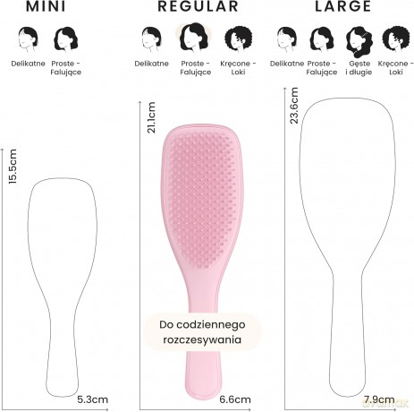 Tangle Teezer Wet Detangling Millennial Pink hair brush