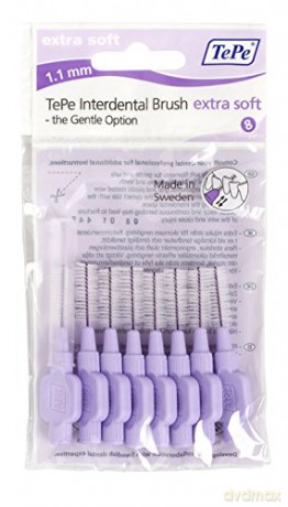 TePe Soft interdental brushes eXRate 8 pieces - Variant: 1,1 mm violet