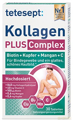 Tetesept Collagen 840 mg 30 tablets