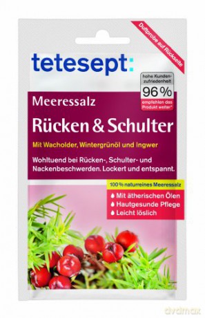 Tetesept Health bath salt Back and shoulders 80 g