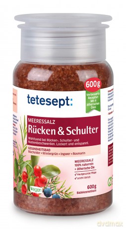 Tetesept Medical bath salt Back and shoulders 600 g