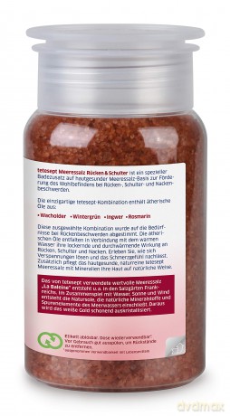 Tetesept Medical bath salt Back and shoulders 600 g