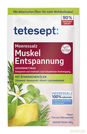 Tetesept Zdravo bath salt Muscle relaxation 80 g