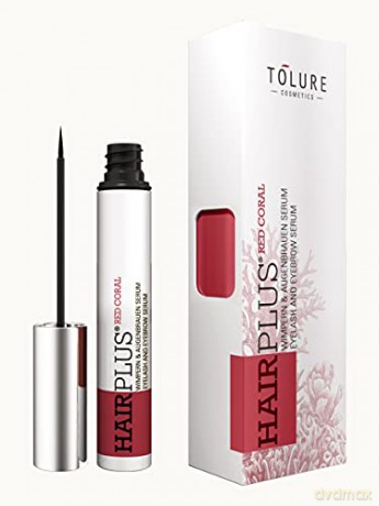 Tolure Cosmetics Vegan serum for eyelashes and eyebrows Hair plus Red Coral 3 ml