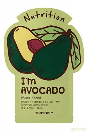 Tony Moly Nourishing cloth mask I`m Avocado (Nutrition Mask Sheet) 21 ml