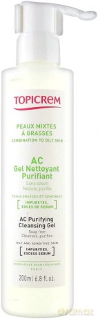 Topicrem (Purifying Cleansing Gel) AC (Purifying Cleansing Gel) - Volume: 200 ml