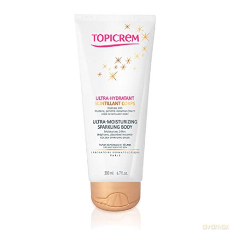 Topicrem Intensively moisturizing body lotion with glitter (Ultra-Moisturizing Sparkling Body) 200 ml