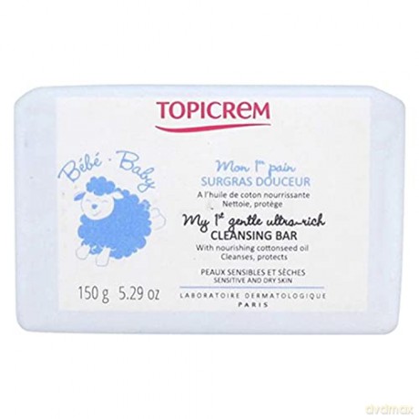 Topicrem Solid soap for children My 1rst Gentle Ultra -Rich Bar 150 g