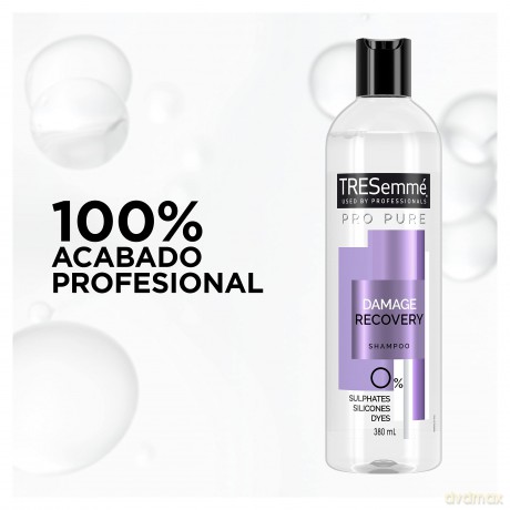 TRESemmé Shampoo for damaged hair Pro Pure Damage Recovery (Shampoo) 380 ml