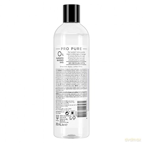 TRESemmé Shampoo for damaged hair Pro Pure Damage Recovery (Shampoo) 380 ml