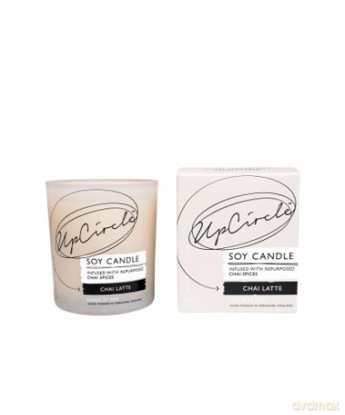 UpCircle Chai Latte Natura l Soy Candle