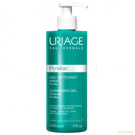 Uriage Hyséac Combination and Oily Skin Cleansing Gel - Volume: 500 ml
