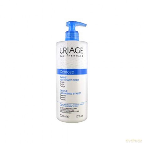 Uriage Xemose Gentle Cleansing Syndet Gel for Dry to Atopic Skin - Volume: 500 ml