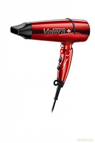Valera Lightweight professional hair dryer with foldable handle Swiss Light 5400 Fold Away Ionic Red