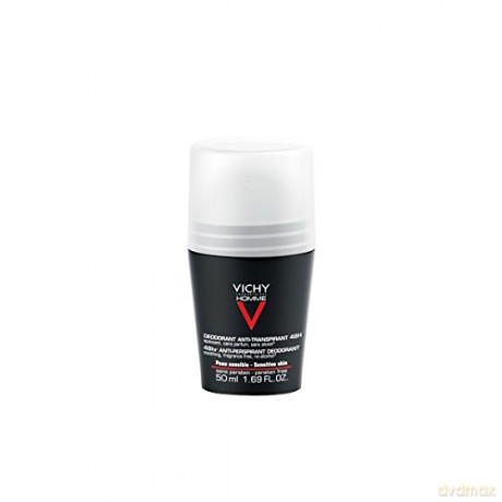 Vichy Deodorant for sensitive skin 48H Homme Deo roll-on (Anti-Transpirant Extra Sensitive) 50 ml