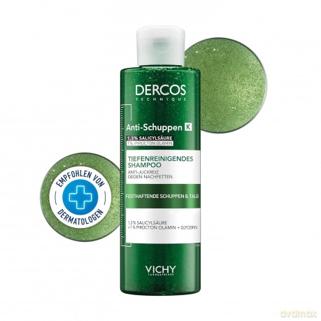 Vichy Dercos K Anti-Dandruff (Deep Purifying Shampoo) - Volume: 250 ml