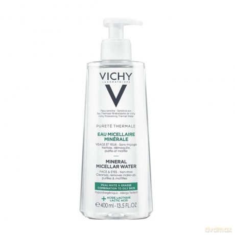 Vichy Mineral Micellar Water for combination and oily skin Pureté Thermale (Mineral Micellar Water) - Volume: 400 ml
