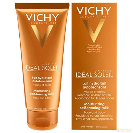 Vichy Moisturizing self-tanning lotion for face and body Auto bronzant Capital Soleil 100 ml