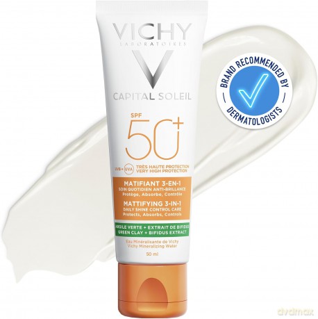 Vichy Opaque protective face cream 3 in 1 Capital Soleil SPF 50+ 50 ml
