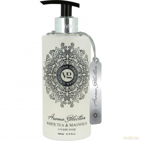 Vivian Gray Creamy liquid soap Aroma Selection White Tea & Magnolia (Cream Soap) 400 ml