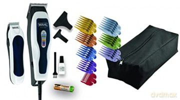 Wahl Set of hair styling - Hair clipper Corded and Travel clipper Color Pro Combo 1395-0465