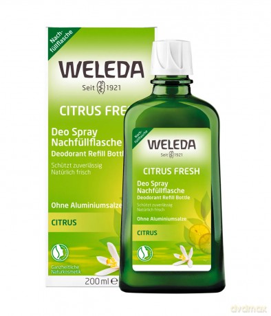 Weleda Citrus deodorant 24H - Volume: 200 ml - filling