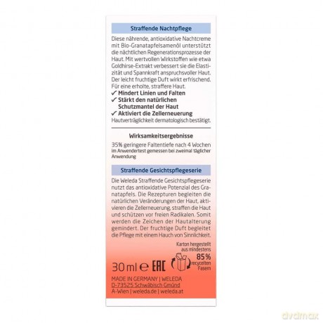Weleda Firming night cream against skin aging Pomegranate 30 ml