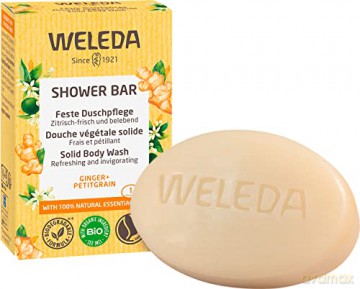 Weleda Ginger + Petitgrain Citrus Refreshing Soap (Shower Bar) 75 g