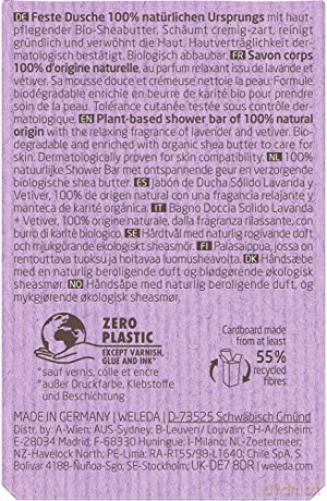 Weleda Lavender Relaxing Soap Lavender + Vetiver (Shower Bar) 75 g