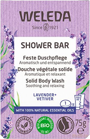 Weleda Lavender Relaxing Soap Lavender + Vetiver (Shower Bar) 75 g