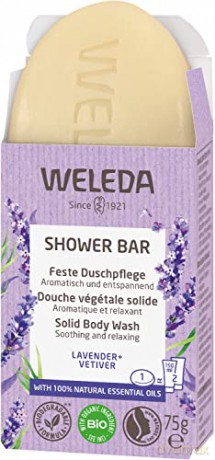 Weleda Lavender Relaxing Soap Lavender + Vetiver (Shower Bar) 75 g