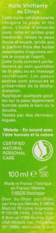 Weleda Refreshing citrus oil 100 ml