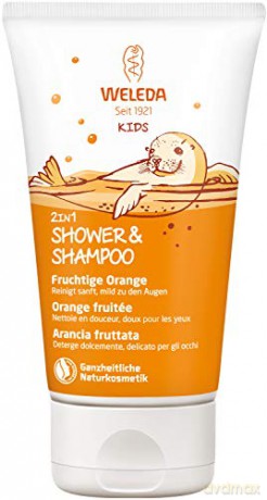 Weleda Shower cream and shampoo 2 in 1 Happy orange 150 ml