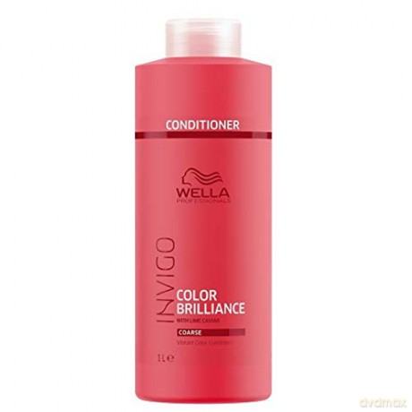 Wella Professionals Conditioner for colored hair coarse Invigo Color Brilliance (Coarse Vibrant Color Conditioner) - Volume: 1000 ml