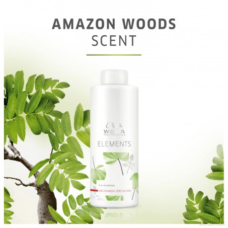 Wella Professionals Elements Gentle Renewing Shampoo (Renewing Shampoo) - Volume: 1000 ml