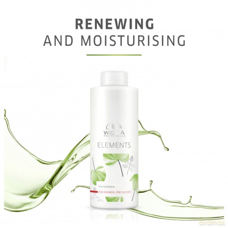 Wella Professionals Elements Gentle Renewing Shampoo (Renewing Shampoo) - Volume: 1000 ml