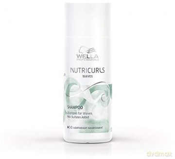 Wella Professionals Hydrating Shampoo for Wavy and Curly Hair Nutricurls (Shampoo for Wave s) - Volume: 50 ml
