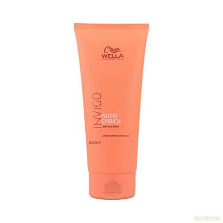 Wella Professionals Nourishing Conditioner for Dry and Damaged Hair Invigo Nutri- Enrich (Deep Nourishing Conditioner) - Volume: 200 ml