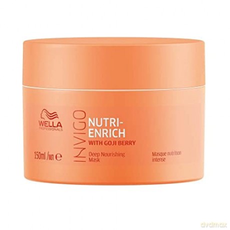 Wella Professionals Nourishing Mask for Dry and Damaged Hair Invigo Nutri- Enrich (Deep Nourishing Mask) - Volume: 150 ml