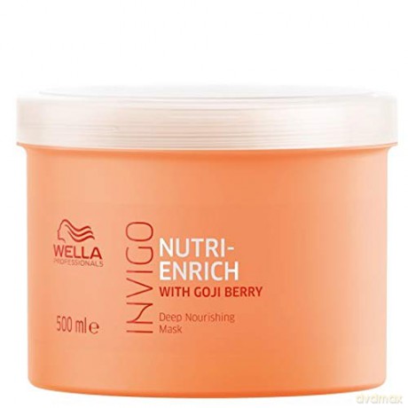 Wella Professionals Nourishing Mask for Dry and Damaged Hair Invigo Nutri- Enrich (Deep Nourishing Mask) - Volume: 500 ml