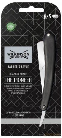 Wilkinson Sword Cut Throat razor + Double Edge Blade spare razors with 5 pcs