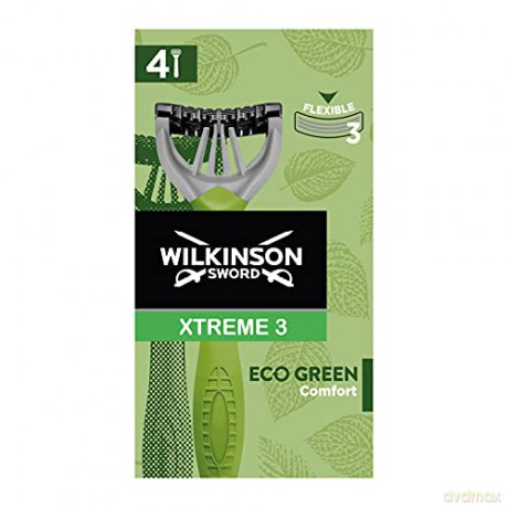 Wilkinson Sword Disposable razor for men Xtreme3 ECO Green 4 pcs