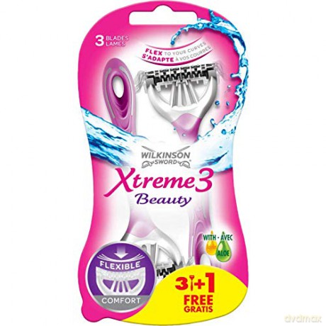 Wilkinson Sword Disposable razor for women Wilkinson Xtreme3 Comfort 3 + 1 pcs