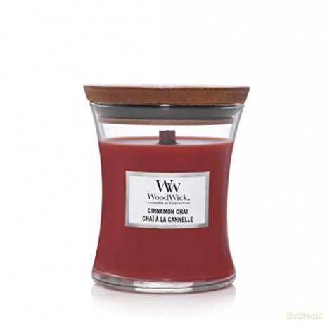 WoodWick Fragrant Candle Vase Cinnamon Chai 275 g
