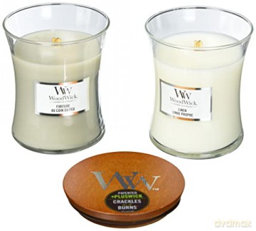 WoodWick Gift set of scented candles medium 2 x 275 g