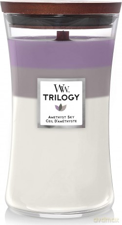 WoodWick Large scented candle Trilogy Amethyst Sky 609.5 g